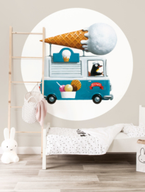 KEK Amsterdam Kids behangcirkel Icecream Truck CK-039