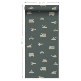 Esta Home Pom Pom Pie behang Auto's 131400