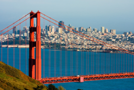 Papermoon Fotobehang Vlies Golden Gate Brug 18343