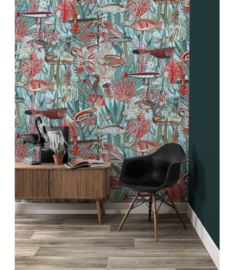 KEK Amsterdam Book I Wall Mural Under Water Jungle WP-693