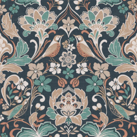 Arthouse Signature Collection behang Folk Floral Navy 100197AH