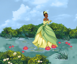 Disney Into Wonderland Fotobehang Tiana Lucky Pond IADX6-109