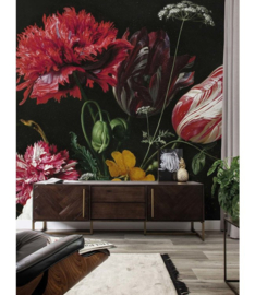 KEK Amsterdam Book I Wall Mural Golden Age Flowers WP-211