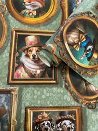 Dutch Imaginarium III behang Regal Beasts Sage 13792