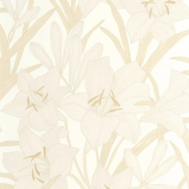 Casadeco Le Beau Jardin behang Clair De Lys Naturel BJAR 202581001
