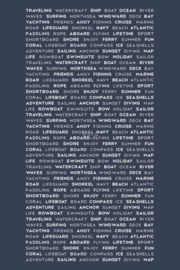 Esta Home Regatta Crew surf edition PhotowallXL Letters 158845
