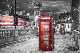 Papermoon Fotobehang Telefooncel In Londen