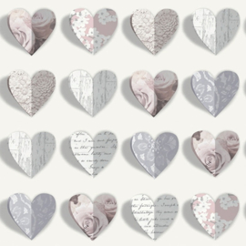 Arthouse Options Olivia Heart behang Hartjes 669701