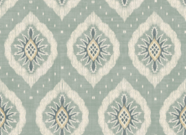 Dutch First Class Heritage Tales behang Odina Ikat Seafoam 100037