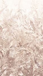Eijffinger Rivièra Maison Wallpower Linen Leaves Taupe 350707