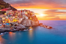 Papermoon Fotobehang Manarola, Kust Van Cinque Terre