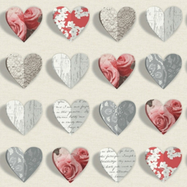 Arthouse Options Olivia Heart behang Hartjes 669702