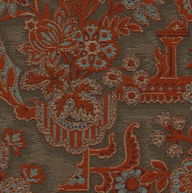 Arte Les Tapisseries behang Brocade Vermilion 97840