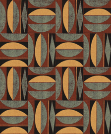 Khrôma Aquila behang Occidens Russet ILA303