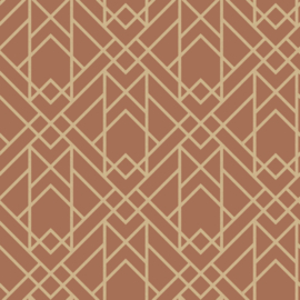 Hookedonwalls Soft Symmetry behang Art Deco 68650