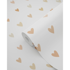 Esta Home Pom Pom Pie behang Hartjes 139755