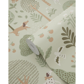 Esta Home Pom Pom Pie behang Honden 139712