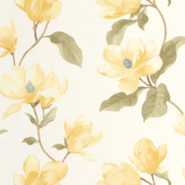 Casadeco Le Beau Jardin behang Brume De Magnolia Jaune Beurre BJAR 202542002