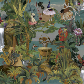 Dutch First Class Wanderlust behang Sunset Carnival Multi 92090