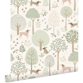 Esta Home Pom Pom Pie behang Honden 139709