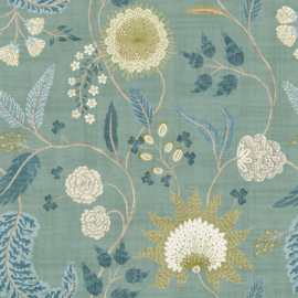 Dutch First Class Heritage Tales behang Fable Fable Trail Seafoam 100018EH