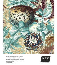 KEK Amsterdam Book IV Mural Underwater Jungle WP-695