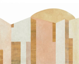 Casadeco Wonderwalls 3 behang Palais D'ombres Terracotta S WDWT 202264107 NW