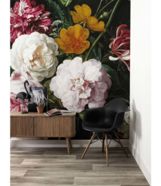 KEK Amsterdam Book I Wall Mural Golden Age Flowers WP-222