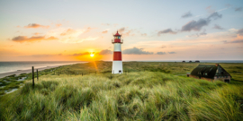 Papermoon Fotobehang Vuurtoren Aan Het Strand