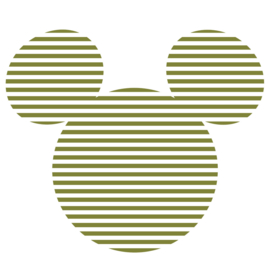 Disney Into Wonderland Fotobehang Mickey Head Stripes DD1-063