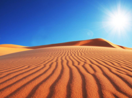 Papermoon Fotobehang Woestijn Zon