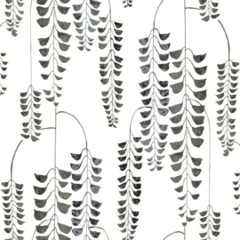 York Wallcoverings Black & White Resource Library behang Deco Wisteria BW3943