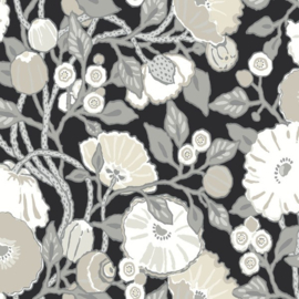 York Wallcoverings Black & White Resource Library behang Vincent Poppies BW3981