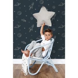 Esta Home Pom Pom Pie behang Glow-in-the-Dark Planeten 139761