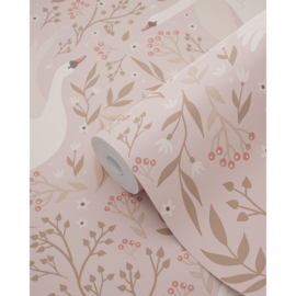 Esta Home Pom Pom Pie behang Zwanen 130958