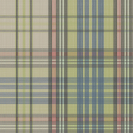 Cole & Son Vivienne Westwood behang MacAndreas Tartan Pinstachio & Stone 130/1005