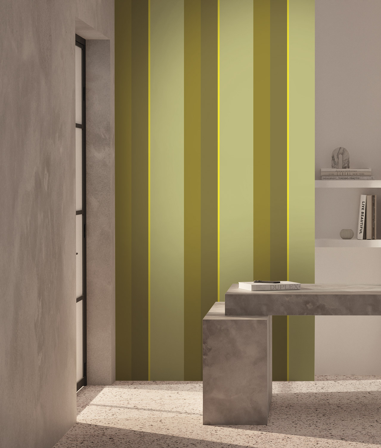 KEK Amsterdam Frans Uyterlinde behang Bold Stripes FU-008