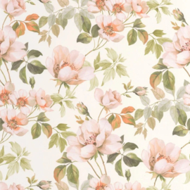 Casadeco Le Beau Jardin behang Sous Les Rosiers Rose Blush BJAR 202534242