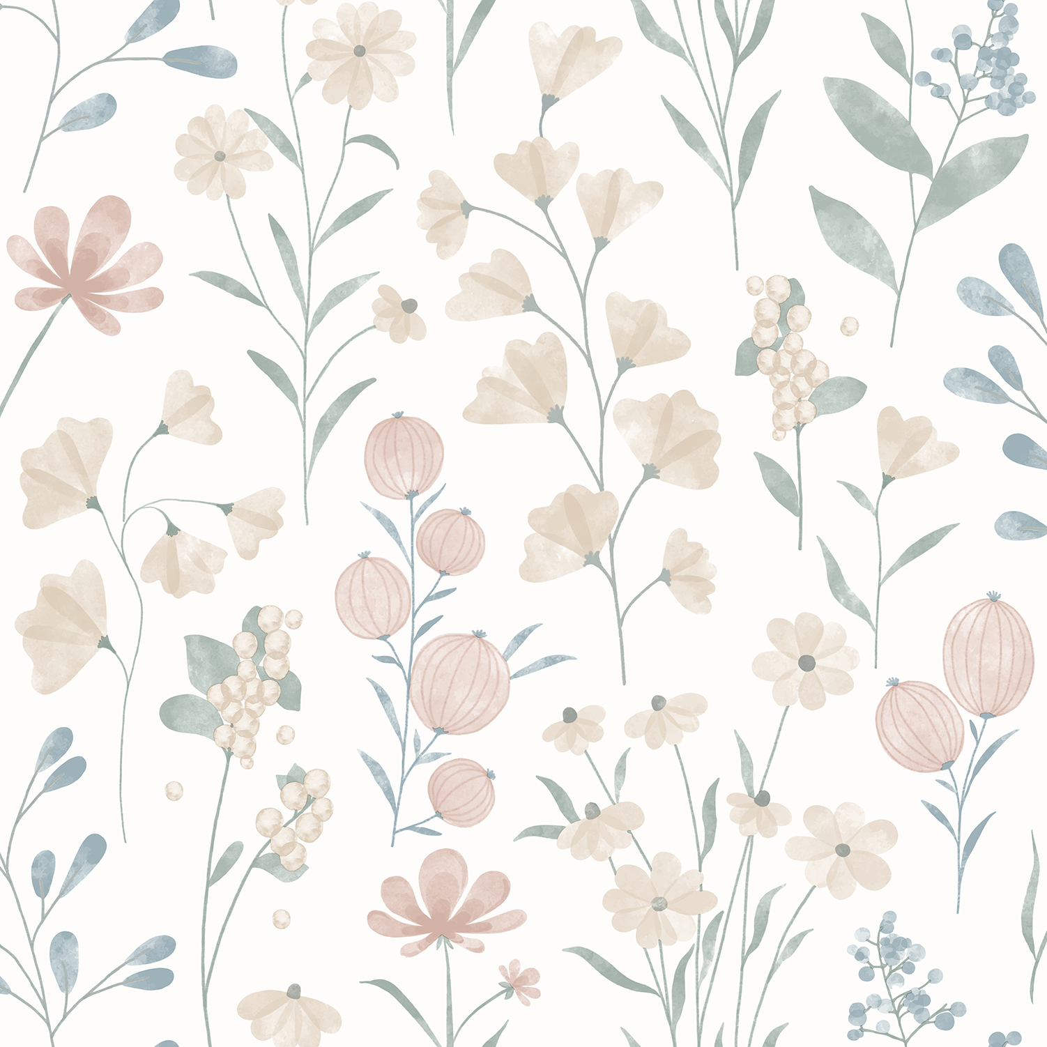 Dutch Wallcoverings Flora behang M88307