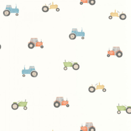 Casadeco Once Upon A Time behang Vintage Tractor OUAT 88368726