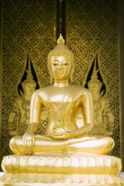No Limits Fotobehang Buddha gold 30027