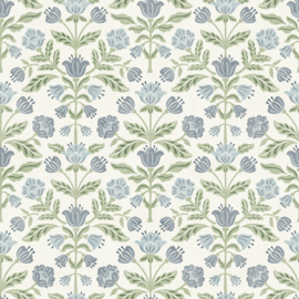Arthouse Signature Collection 3 behang Modern Floral Damask Blue/Green100370AH