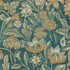 Arte Les Tapisseries behang Bouquet Teal 97911