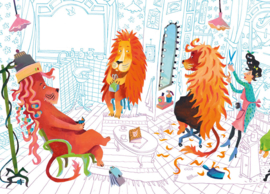 KEK Amsterdam Kids mural Alice Hoogstad Lion's Haircut WS-074