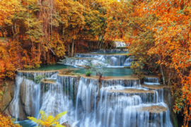 Papermoon Fotobehang Herfstwaterval Thailand