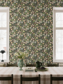 Boråstapeter Flowers behang Happy Hollyhocks 9173