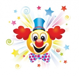 Dutch DigiWalls Olly Fotobehang 13056 Clowns Joy