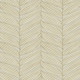 York Wallcoverings Modern Metals behang Luminous Leaves Neutral Gold MD7162