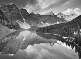 Papermoon Fotobehang Berglandschap Zwart-Wit