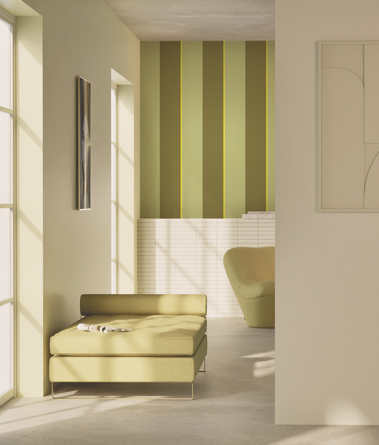 KEK Amsterdam Frans Uyterlinde behang Bold Stripes FU-007